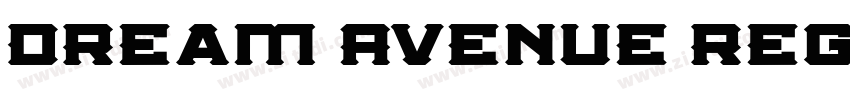 Dream Avenue Regula字体转换